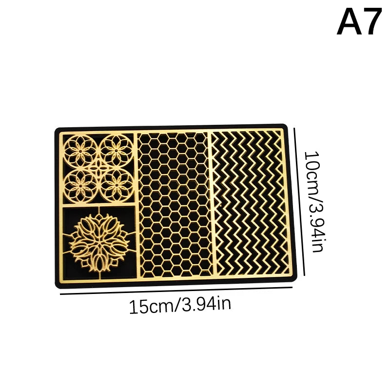 Ice Cube Design Plate Food Grade Brass Ice Stamp Mold Ice Printing Bar Bartender Whiskey Pressing Stamping Square Tray