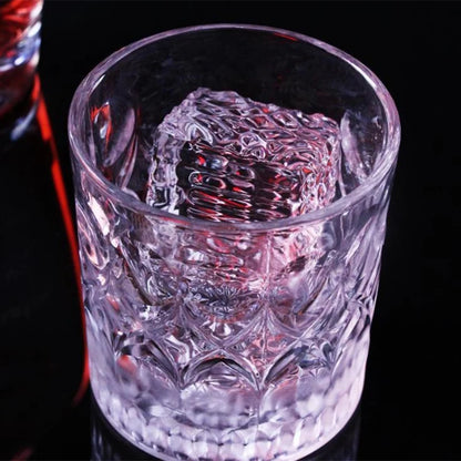 Ice Cube Design Plate Food Grade Brass Ice Stamp Mold Ice Printing Bar Bartender Whiskey Pressing Stamping Square Tray